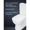 Унитаз-компакт напольный с бачком и сиденьем микролифт Sanita Luxe Quadro WC.CC/Quadro/2-SlimDM/WHT.G/S1