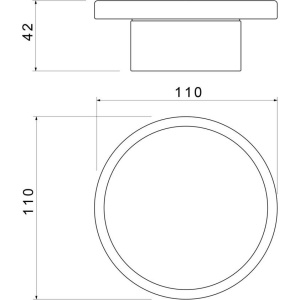 Мыльница Timo Saona 13221/17 золото матовое