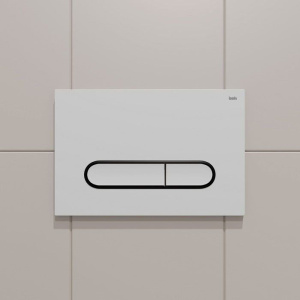 Купить Кнопка смыва IDDIS Unifix UNI01WBi77 001, белая/черный в Москве с доставкой Кнопка смыва IDDIS Unifix UNI01WBi77 001, белая/черный