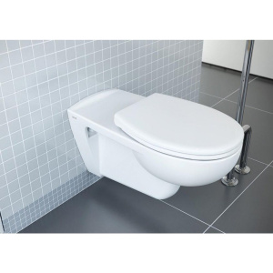 Купить Унитаз подвесной VitrA Conforma 5810B003-6234 безободковый, для людей с ограниченными возможностями в Москве с доставкой Унитаз подвесной VitrA Conforma 5810B003-6234 безободковый, для людей с ограниченными возможностями