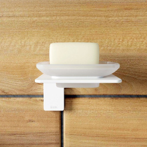 Мыльница IDDIS Slide SLIWTG0i42 матовое стекло, белая