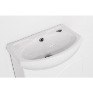 Тумба с раковиной Style Line Эко Волна №2 40 белая