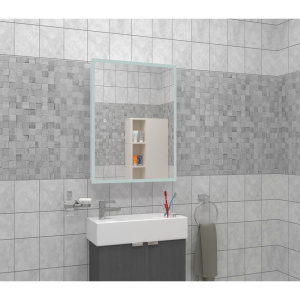 Зеркало-шкаф CONTINENT Reflex 50х80 с подсветкой