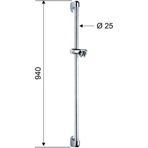 Душевая штанга Remer 319D