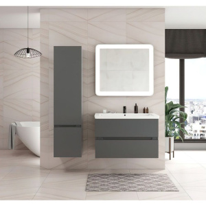 Шкаф-пенал Art&Max Techno 40 смоки софт, L