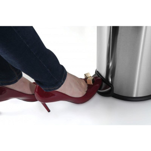 Купить Мусорное ведро Weltwasser WW Erfie MT 12L хром матовый в Москве с доставкой Мусорное ведро Weltwasser WW Erfie MT 12L хром матовый