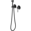 Гигиенический душ Timo Saona 2339/03SM со смесителем, С ВНУТРЕННЕЙ ЧАСТЬЮ, с защитой от ожогов, матовый черный
