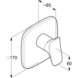 Смеситель для душа Kludi Ambienta 536550575