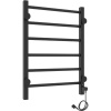 Полотенцесушитель электрический Laris Феличия ЧКЧ П6 400/600 черный, L