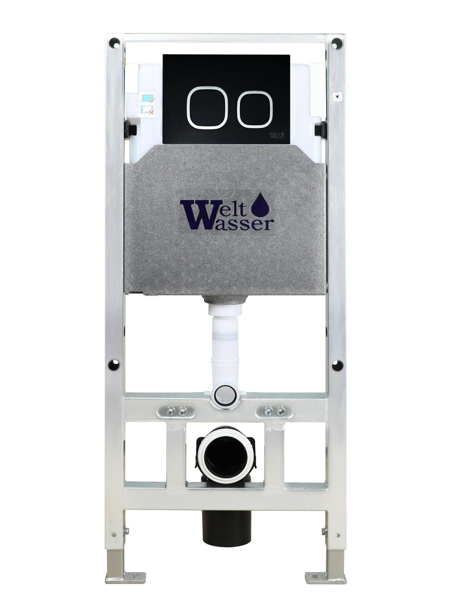 Инсталляция для подвесного унитаза без кнопки WeltWasser AMBERG 506 ST (10000005989)