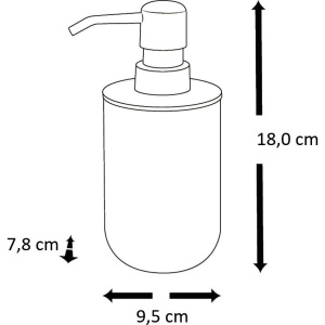 Дозатор Ridder Bailey белый