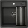 Мойка кухонная Granula Kitchen Space 5051, черный матовый