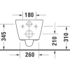 Унитаз подвесной Duravit D-Neo 2577090000, безободковый
