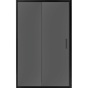 Душевая дверь в нишу Vincea Garda VDS-1G120CGB 120 см, профиль чёрный, стекло тонированное