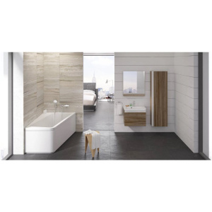 Купить Смеситель для ванны с душем Ravak 10° Free X070131 нержавеющая сталь в Москве с доставкой Смеситель для ванны с душем Ravak 10° Free X070131 нержавеющая сталь