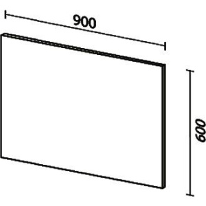 Зеркало Sanvit Кубэ 90