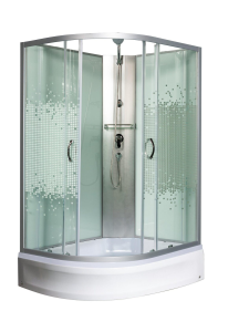 Душевая кабина с поддоном Асимметрия МОНОМАХ Б/К 90/80/24 МЗ R (10000005806)