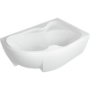 Акриловая ванна Акватек Вега VEG170-0000083 R 170x105 см, угловая, с каркасом, с экраном, со сливом-переливом, асимметричная