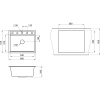 Мойка кухонная Granula Kitchen Space 6003, шварц
