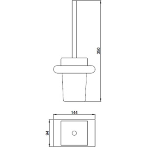 Ершик Nofer Capri 16227.G золотой