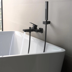 Смеситель для ванны Aquatek Либра AQ1649MB черный