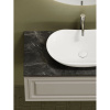 Тумба с раковиной Sancos Very 100 см, doha soft, столешница черный мрамор, раковина CN6015
