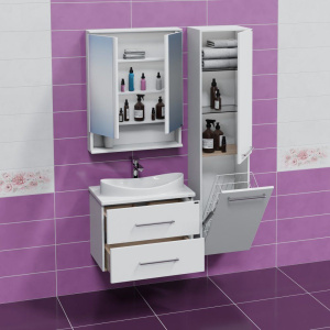 Мебель для ванной СаНта Вегас 70 подвесная, 2 ящика