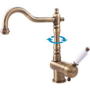 Смеситель для кухни Rav Slezak Labe L508.5/8SM бронза