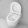 Комплект Унитаз подвесной AM.PM Func C8F1701SC безободковый, с микролифтом + Инсталляция TECE Now 9400412 4 в 1 с кнопкой смыва