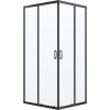 Душевой уголок Veconi Rovigo RV-101B 80x80, профиль черный