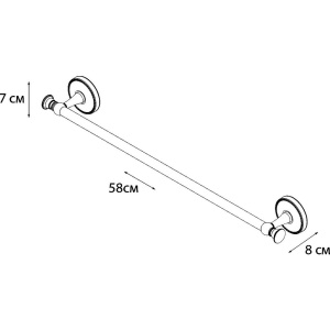 Полотенцедержатель Fixsen Adele FX-55001