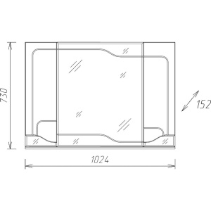 Купить Зеркало Onika Веронэлла 105.00 в Москве с доставкой Зеркало Onika Веронэлла 105.00