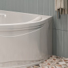 Акриловая ванна 1MarKa Diana L 150x90 см, угловая, с каркасом, асимметричная