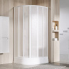 Душевой уголок Ravak Supernova SKKP6-90 195 Pearl, профиль белый