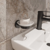 Мыльница DEKOR BANYO Alina Black A40 405 04, черная