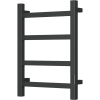 Полотенцесушитель электрический Bauedge Hotel R 40х60, матовый черный RAL9005