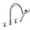 Смеситель на борт ванны Hansgrohe Vernis Shape 71459000 хром