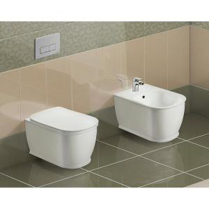 Унитаз подвесной BelBagno Prado BB10150CH безободковый, с микролифтом