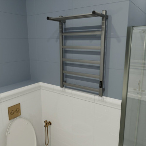 Купить Полотенцесушитель электрический Маргроид 8110p профильный 8110p-8050-1083-7024 81х50, графитовый серый в Москве с доставкой Полотенцесушитель электрический Маргроид 8110p профильный 8110p-8050-1083-7024 81х50, графитовый серый