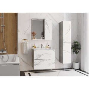 Зеркало Onika Марбл R 65 мрамор, камень бетонный