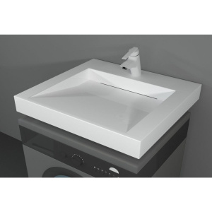 Раковина Stella Polar Берта SP-00000238 60, на стиральную машину, с кронштейнами и сифоном