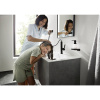 Смеситель для раковины Hansgrohe Finoris 230 76063670 матовый черный