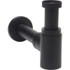 Сифон для раковины Wirquin Lineis 30722857, без выпуска 1/4 х 32 мм, черный