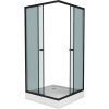 Душевой уголок Niagara Eco NG-010-14QT, 100х100 см, стекло тонированное, с поддоном