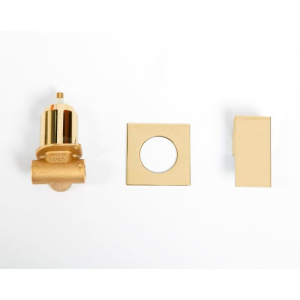 Смеситель для душа Cezares Unika DIM-03/24 С ВНУТРЕННЕЙ ЧАСТЬЮ, золото