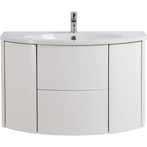 Тумба с раковиной Cezares Eden 91 bianco lucido, раковина 50177