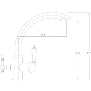 Смеситель для кухни Rush MS9035-32