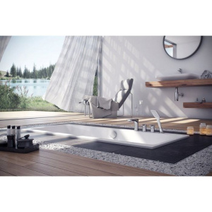 Акриловая ванна Excellent Pryzmat Slim 170x75 см, с каркасом