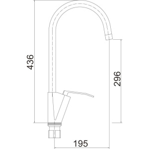 Смеситель для кухни Fashun A4158