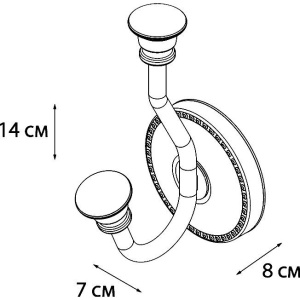 Крючок Fixsen Adele FX-55005